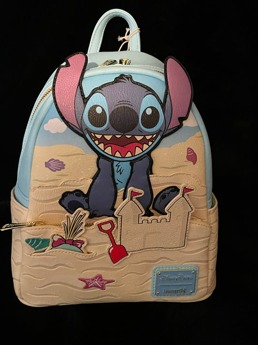 Stitch at the beach Loungefly