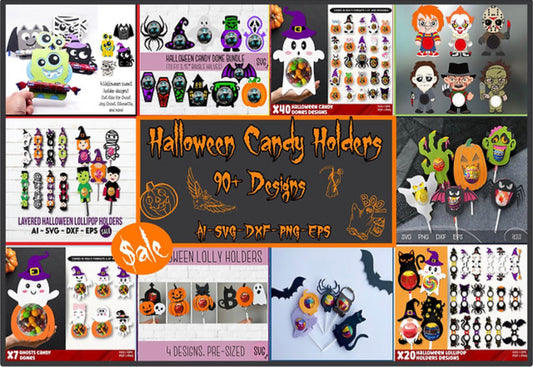 Halloween SVG and Candy Holders